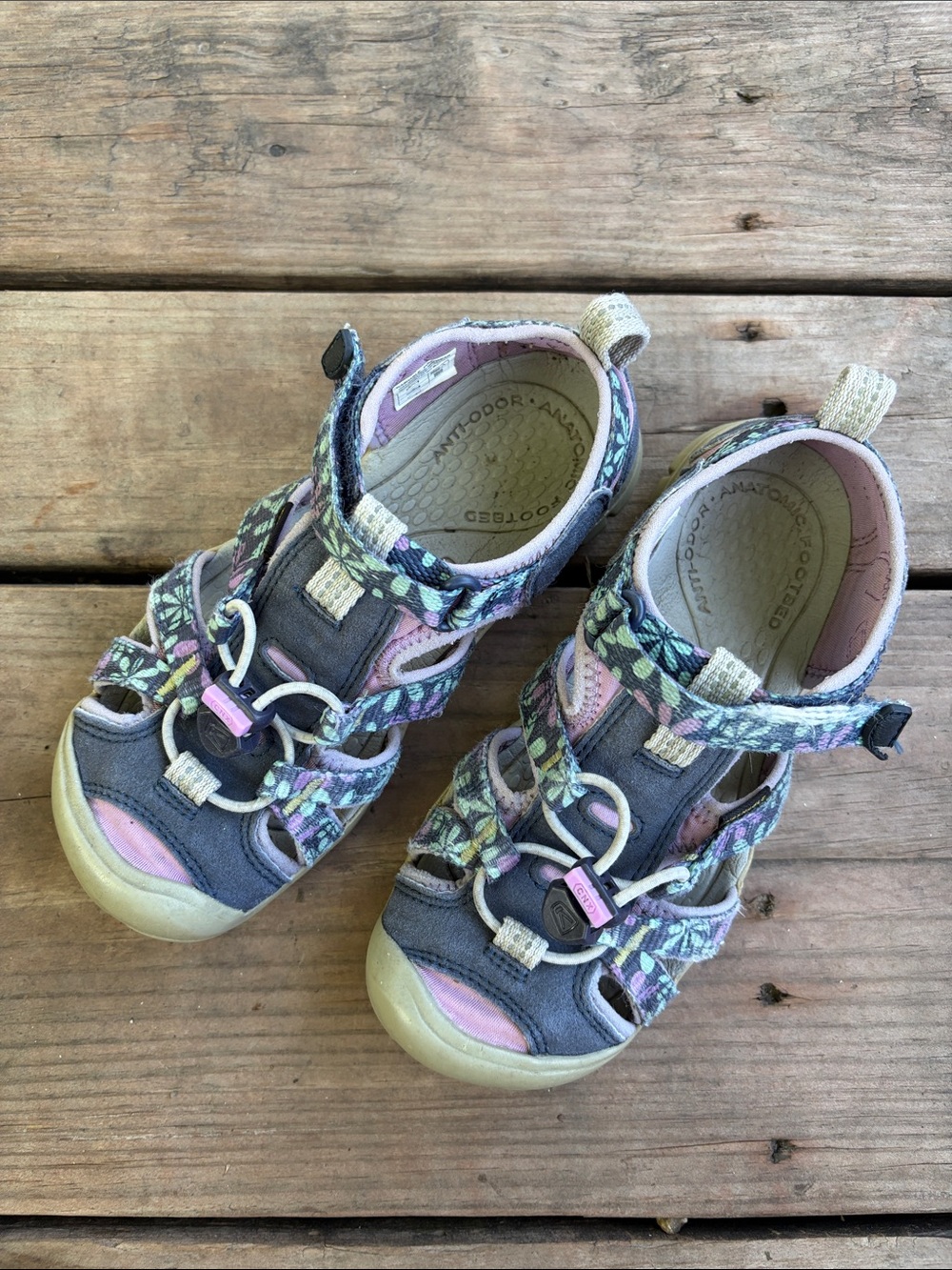 KEEN Kids' Blue & Purple Water Closed-Toe Sandals